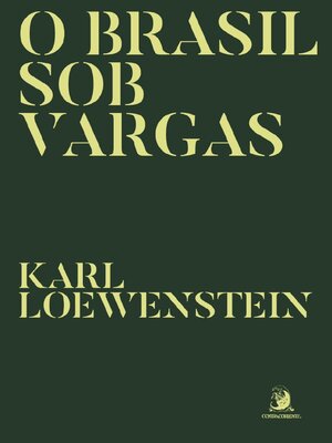 cover image of O Brasil sob Vargas
